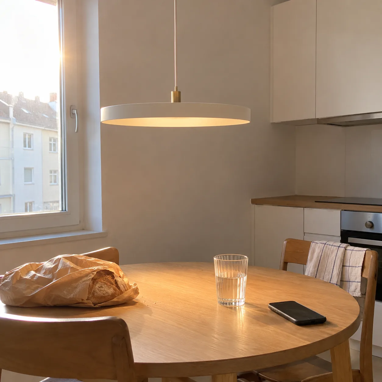 Buyer photo, white pendant