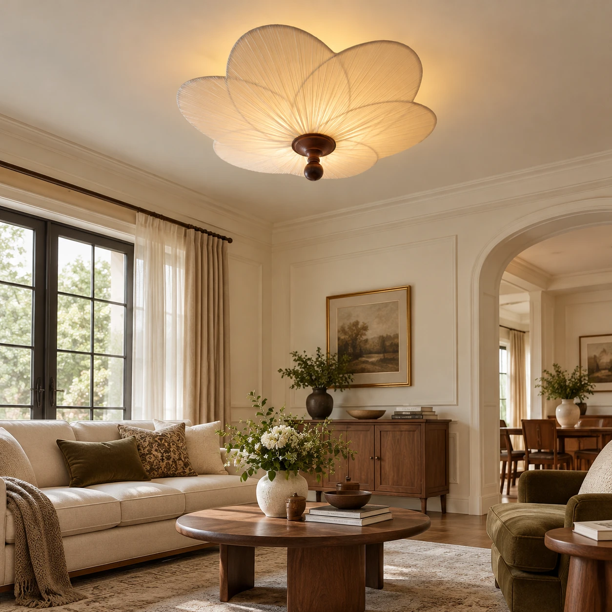 Nora pendant in living room