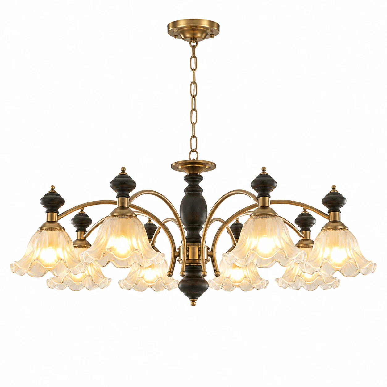 Elara Rustic Branch Wood Chandelier