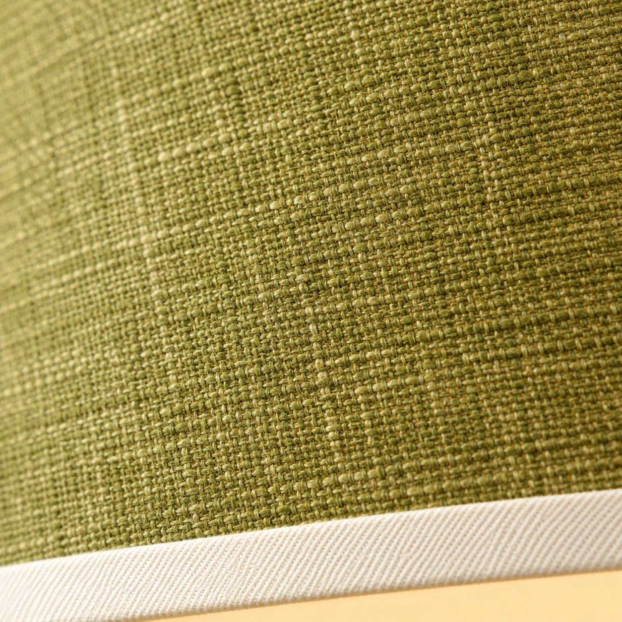 Fabric weave and double-tier shade surface detail
