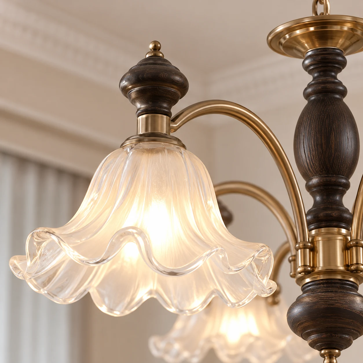 Elara Rustic Branch Wood Chandelier