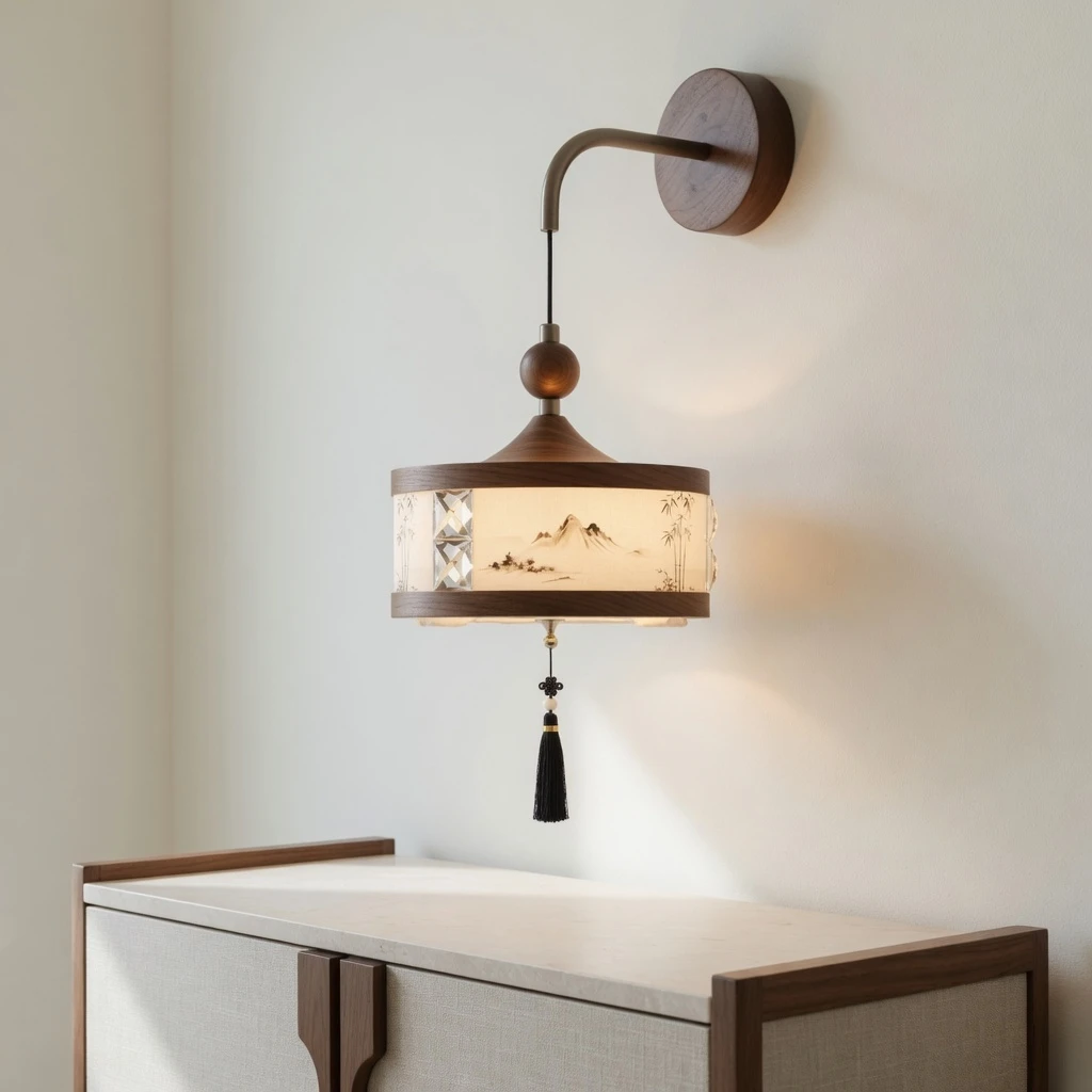 Lina wall sconce in an entry