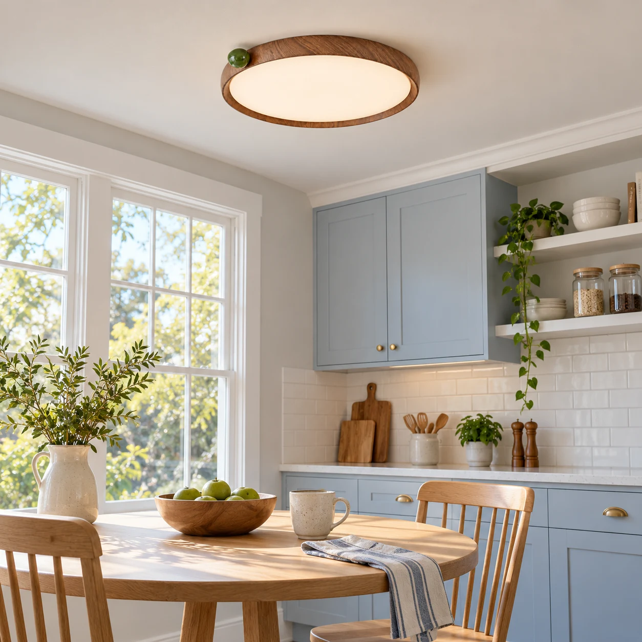 Clara ceiling light above a kitchen breakfast area