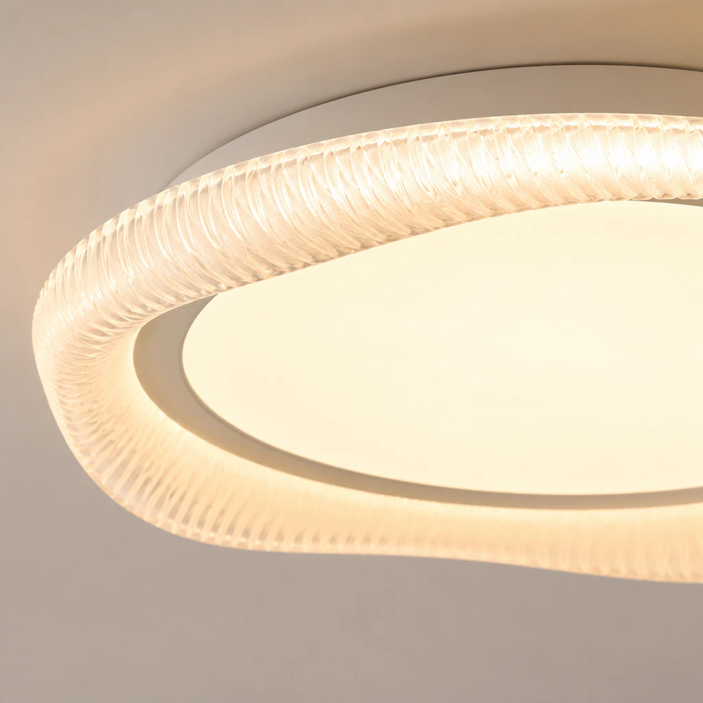 Close detail of the broad central diffuser