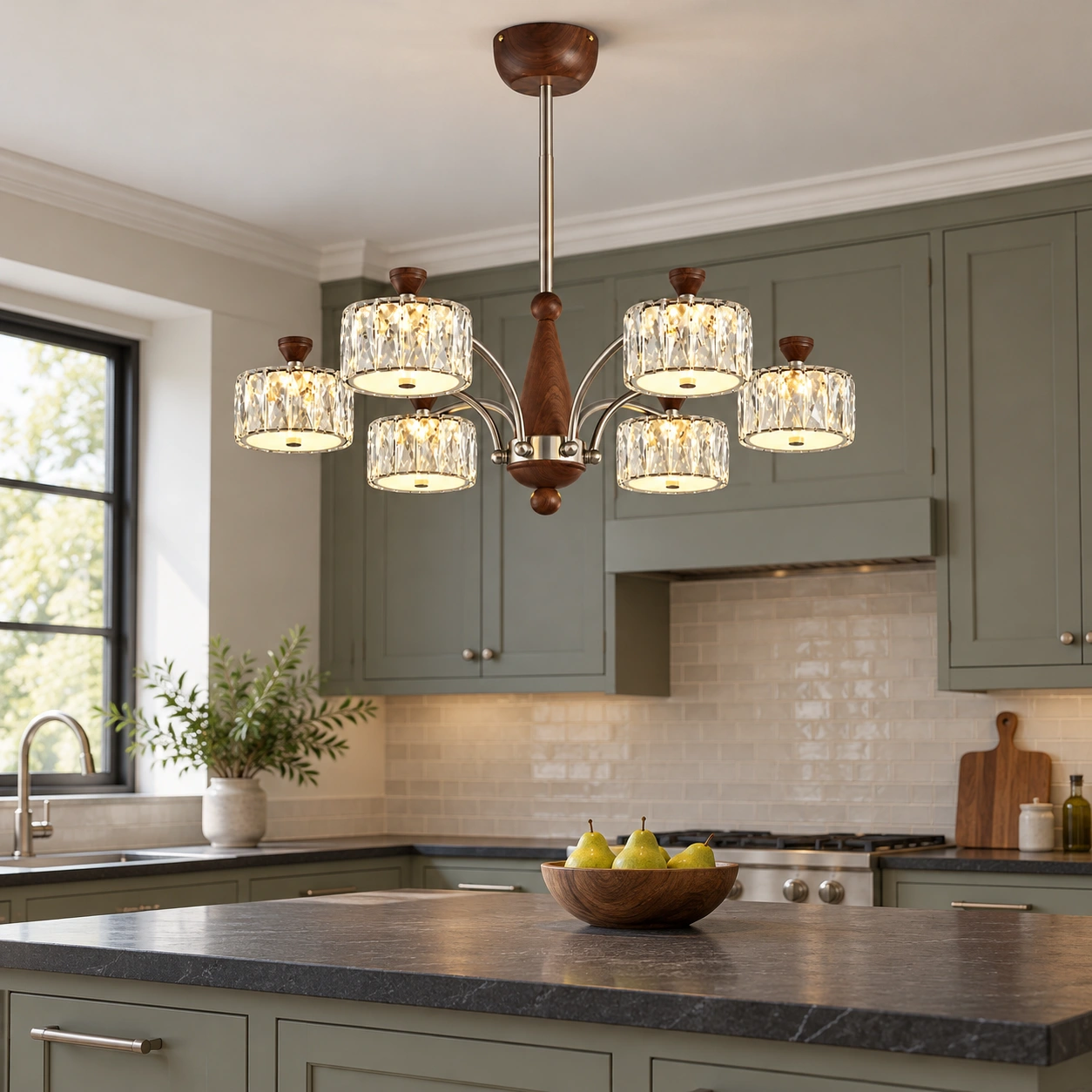 Kitchen island placement