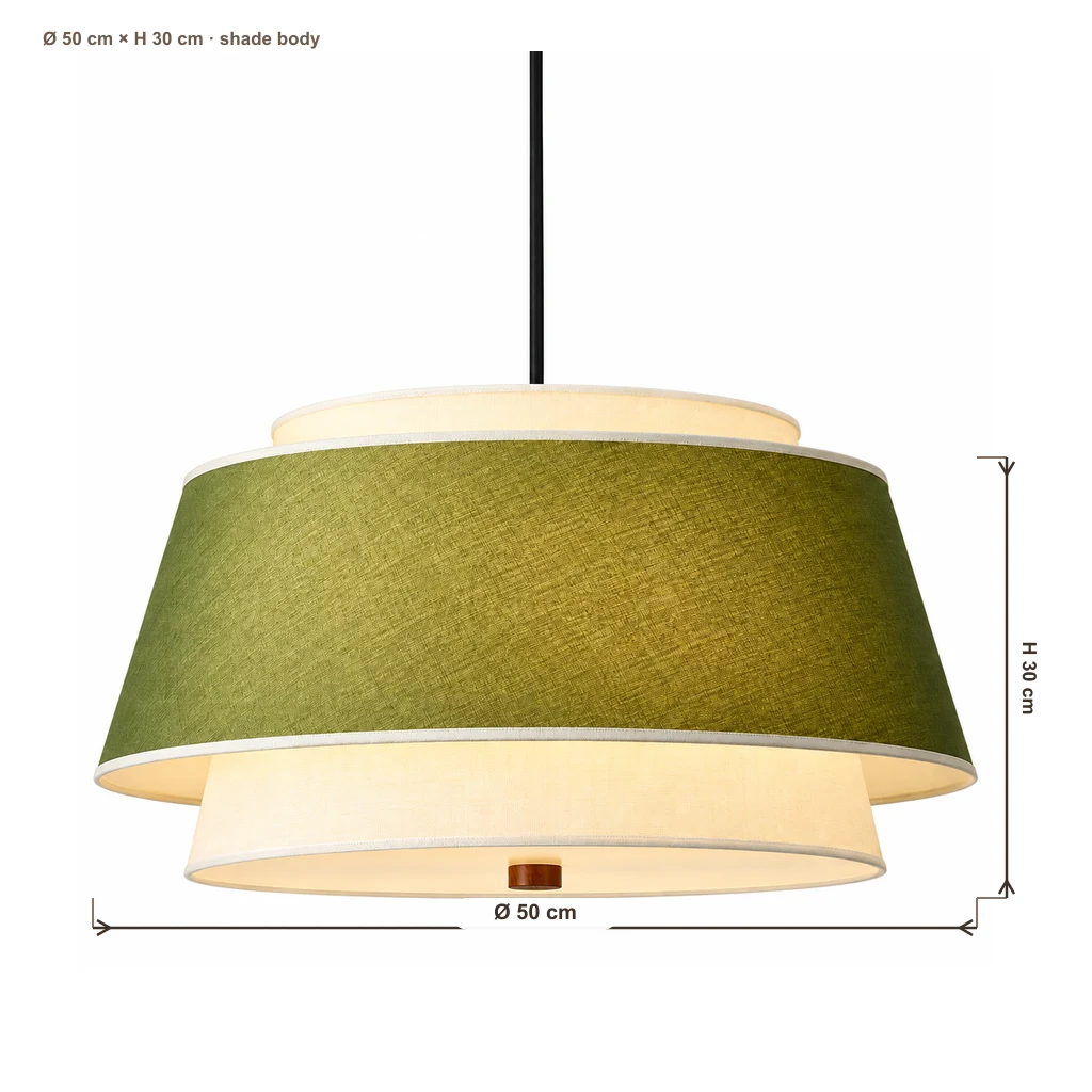 Verified 50 cm diameter and 30 cm height dimensions