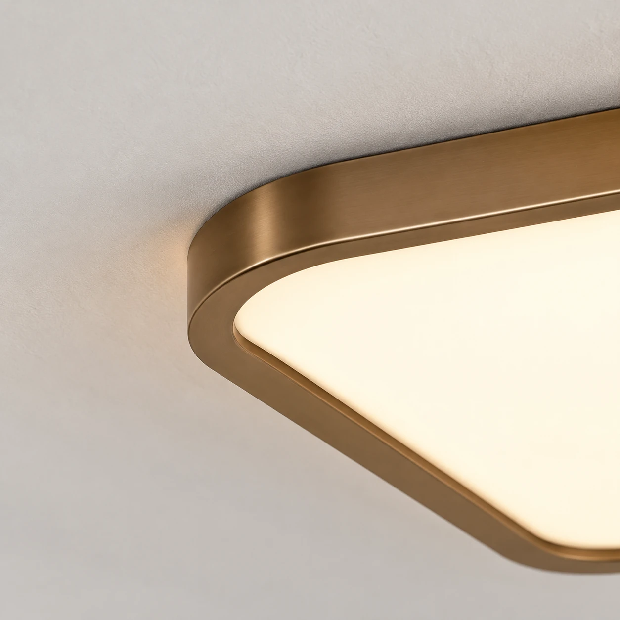 Elara Vintage Full-Spectrum Iron Acrylic Flush Mount Ceiling Light — iron frame detail
