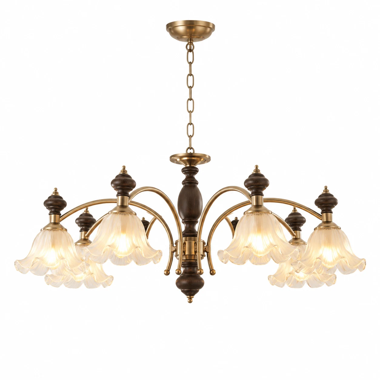 Elara Rustic Branch Wood Chandelier