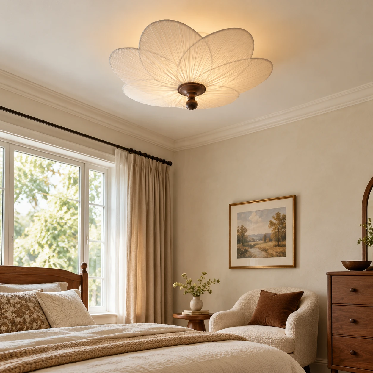 Nora pendant in bedroom