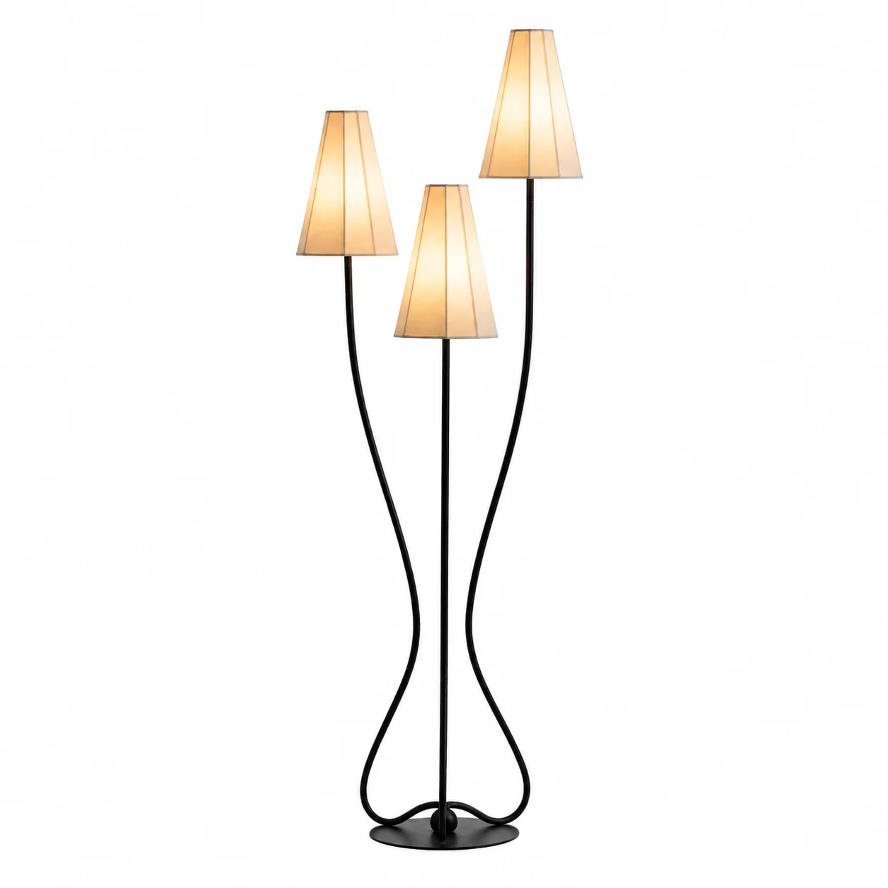 Iris French Decorative Iron Floor Lamp — identity