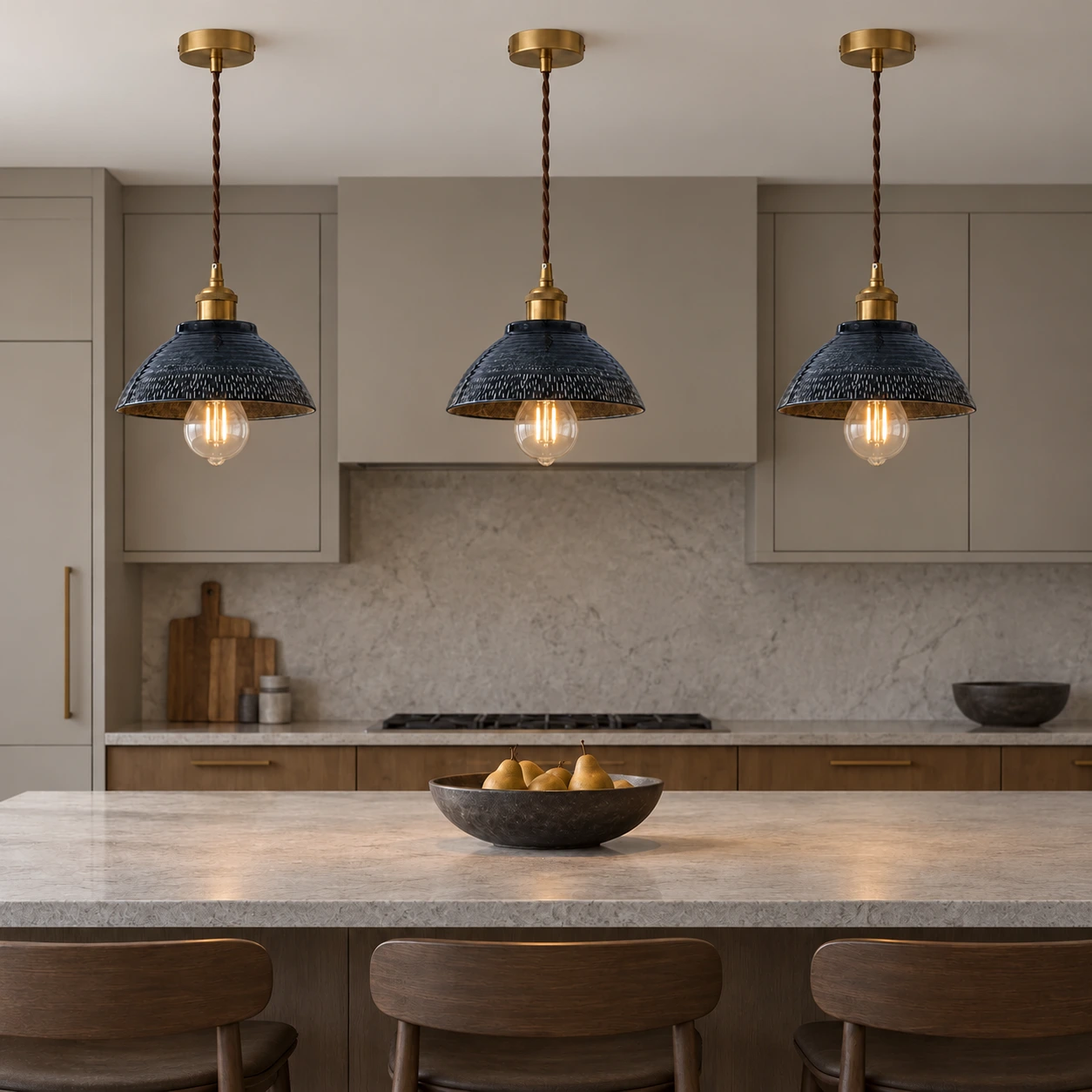 Mira pendant by a reading chair