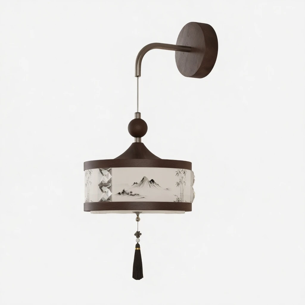 Lina cream-white wall sconce on white
