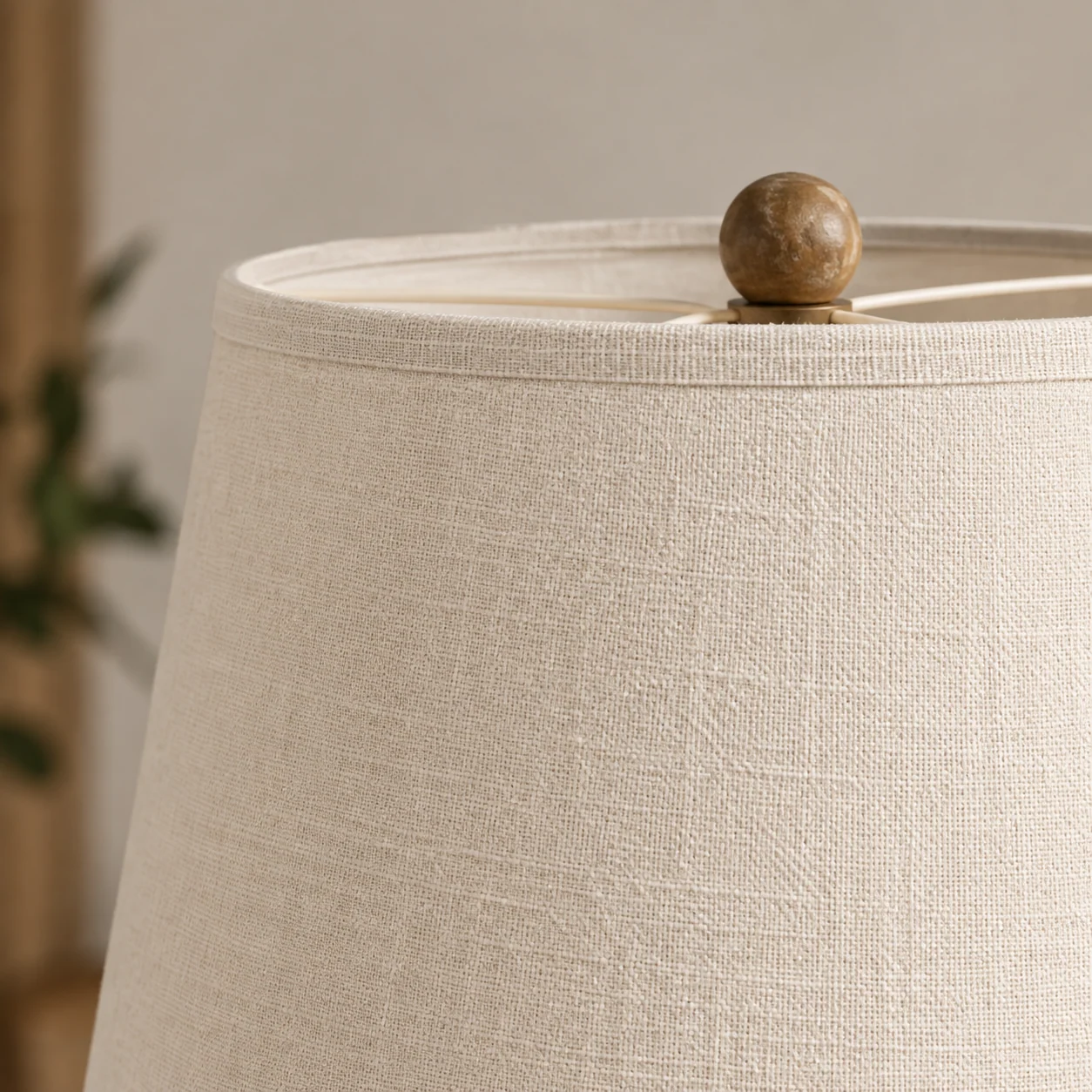 Lucia French Carved Wood Floor Lamp — detail