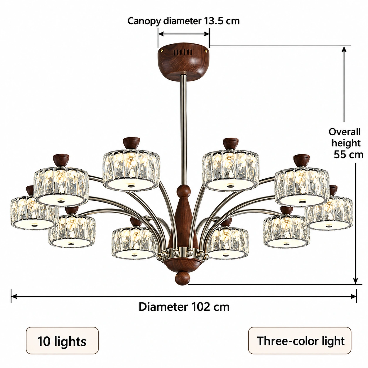 Ten-light dimensions