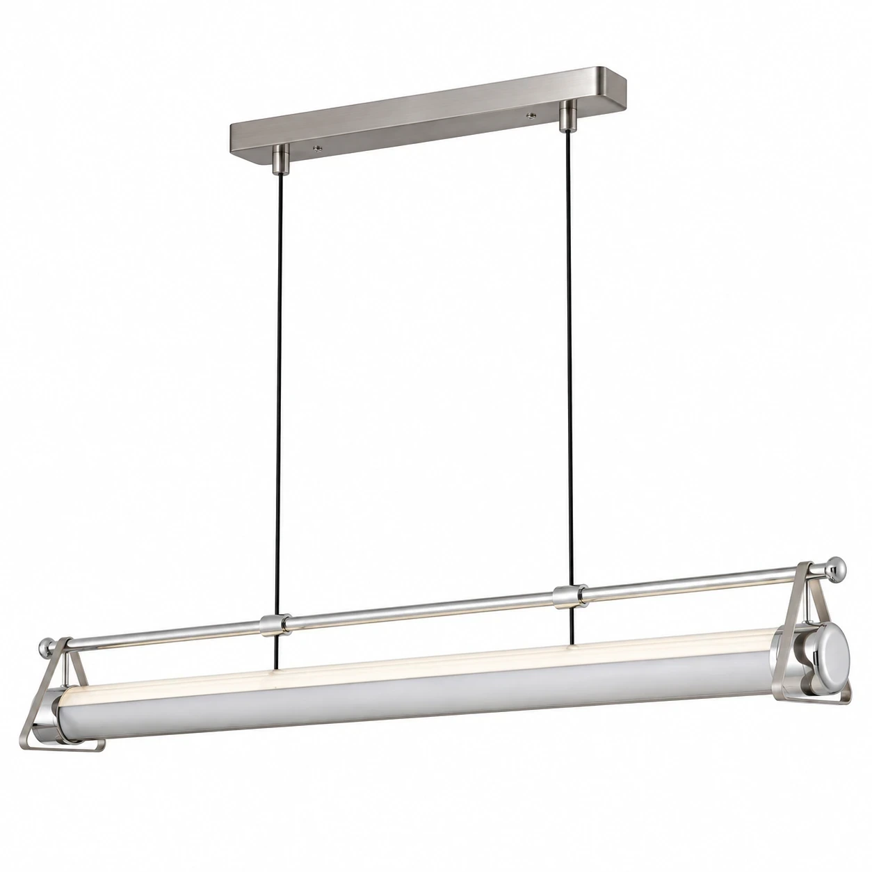 Fengshan Bauhaus Geometric Aluminum Linear Pendant Light on a clean white background
