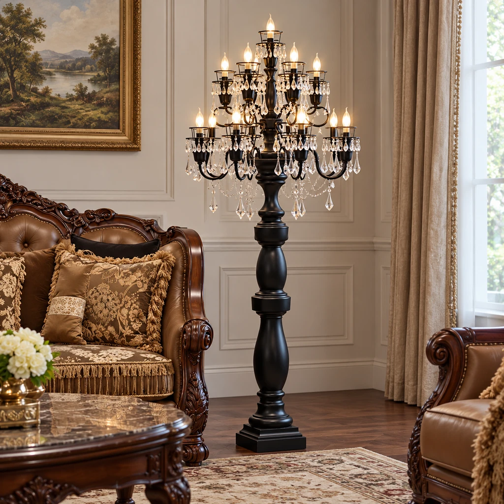 Celeste floor lamp in a boutique lounge