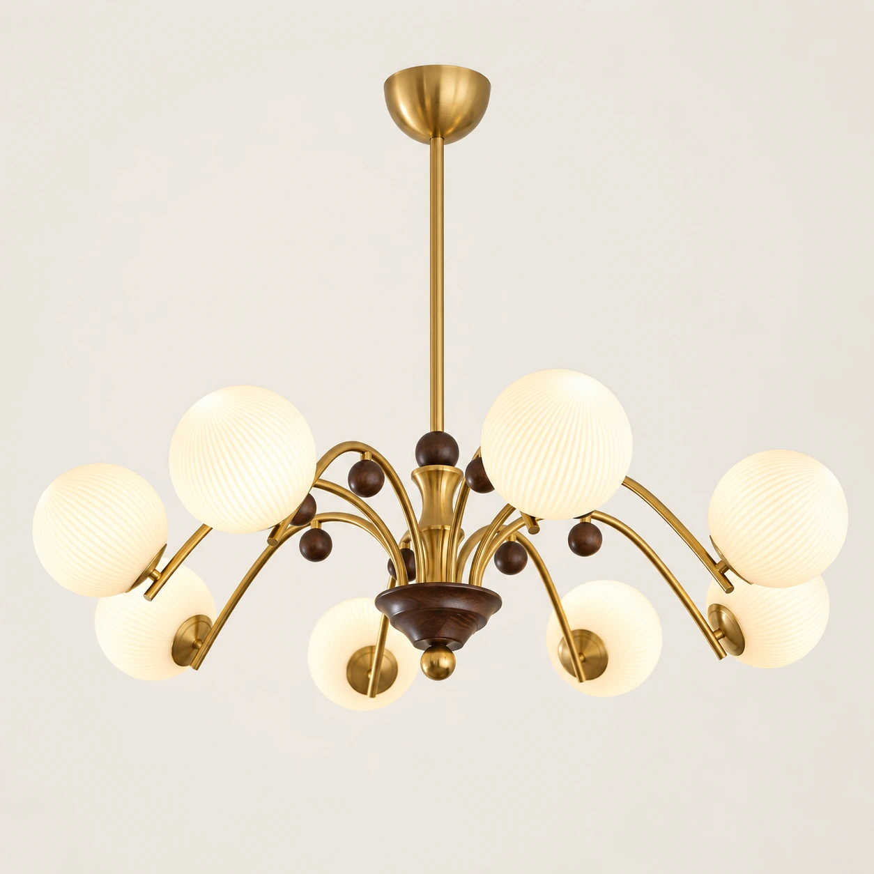 Odette French branch chandelier hero
