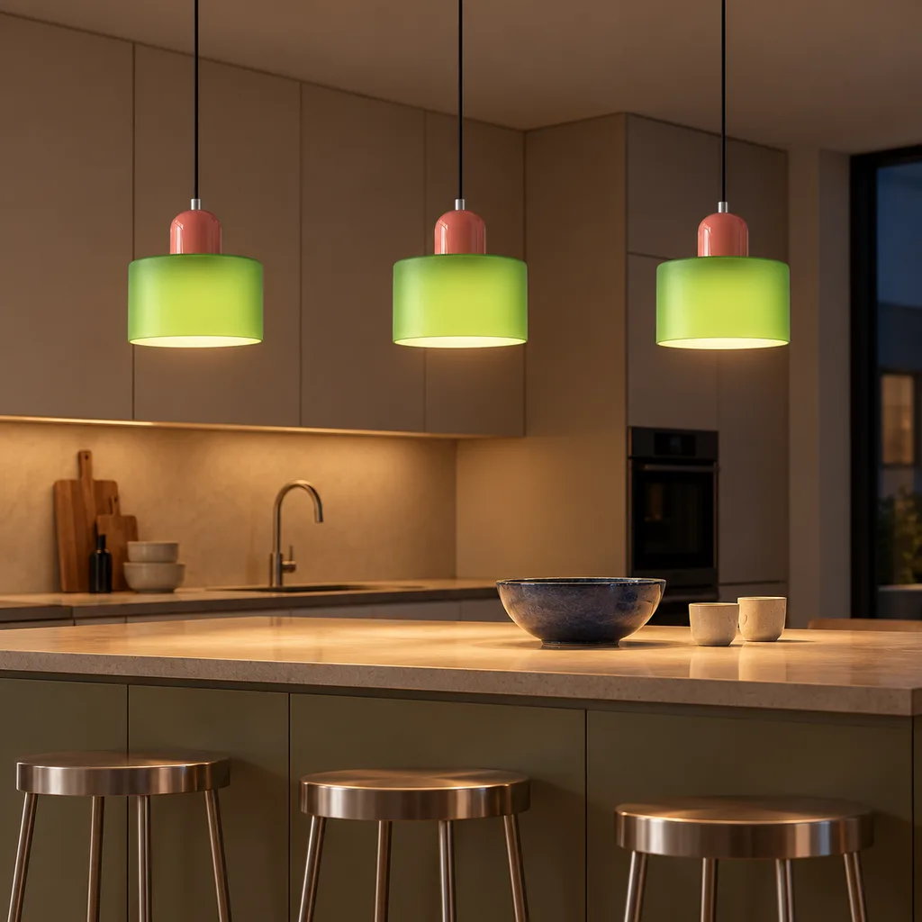Pink Light Green group scene