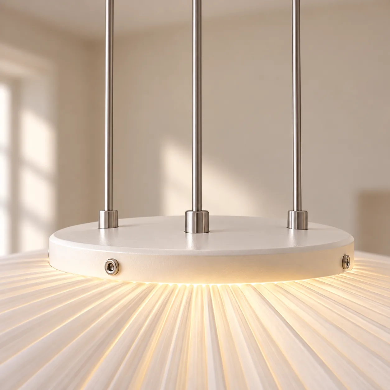 Three suspension cables