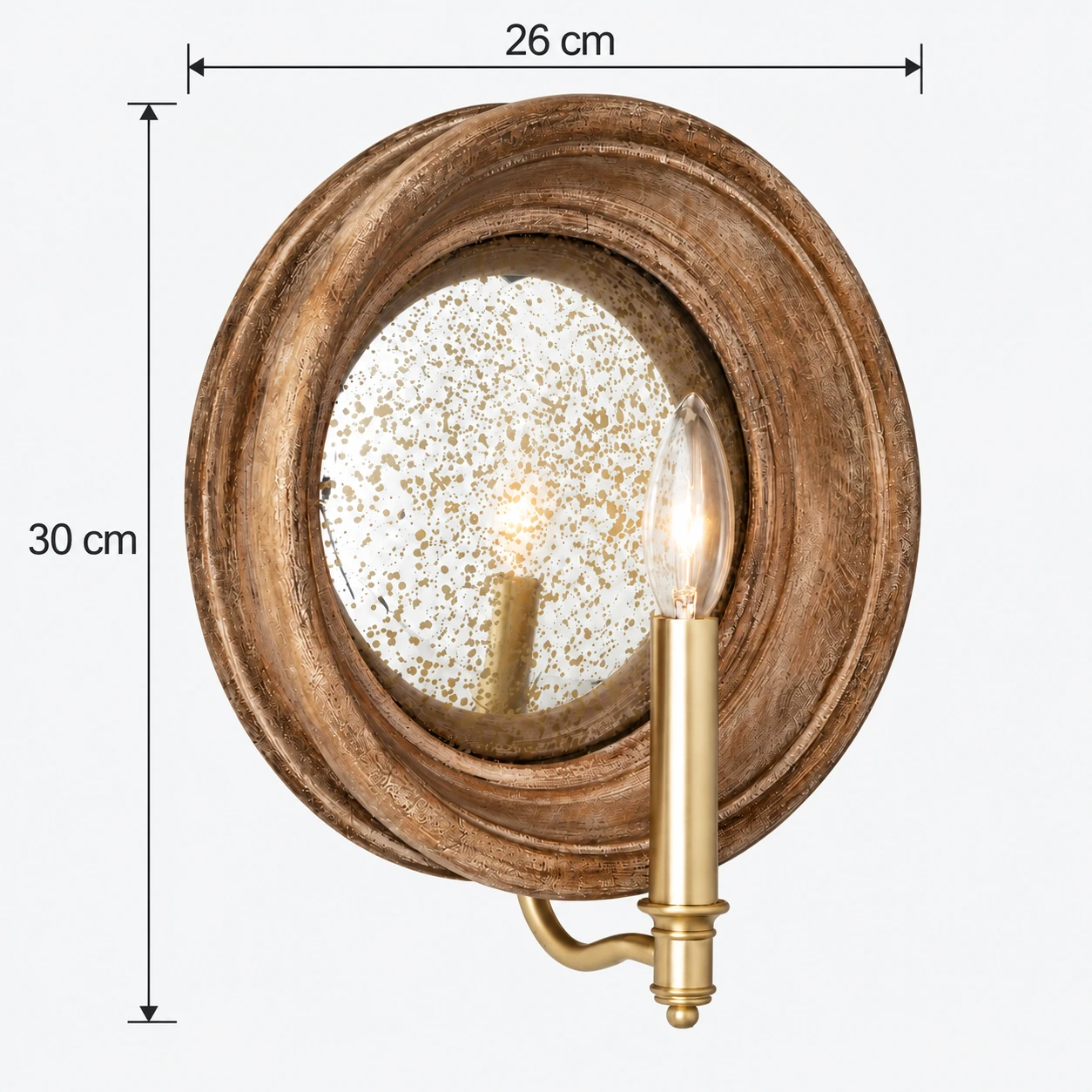 Verified 26 cm width and 30 cm height dimensions