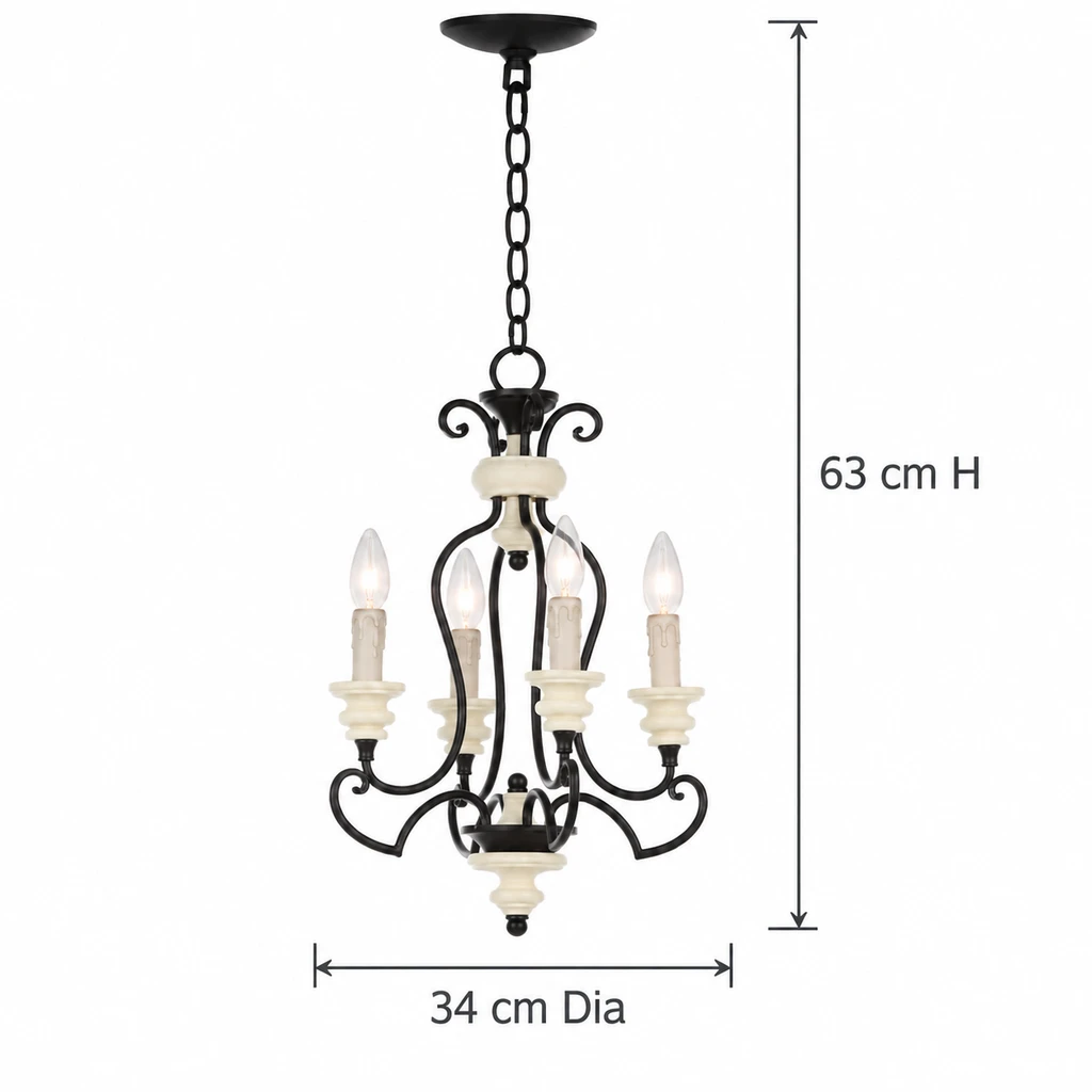 Small dimensions: 63 cm high and 34 cm diameter