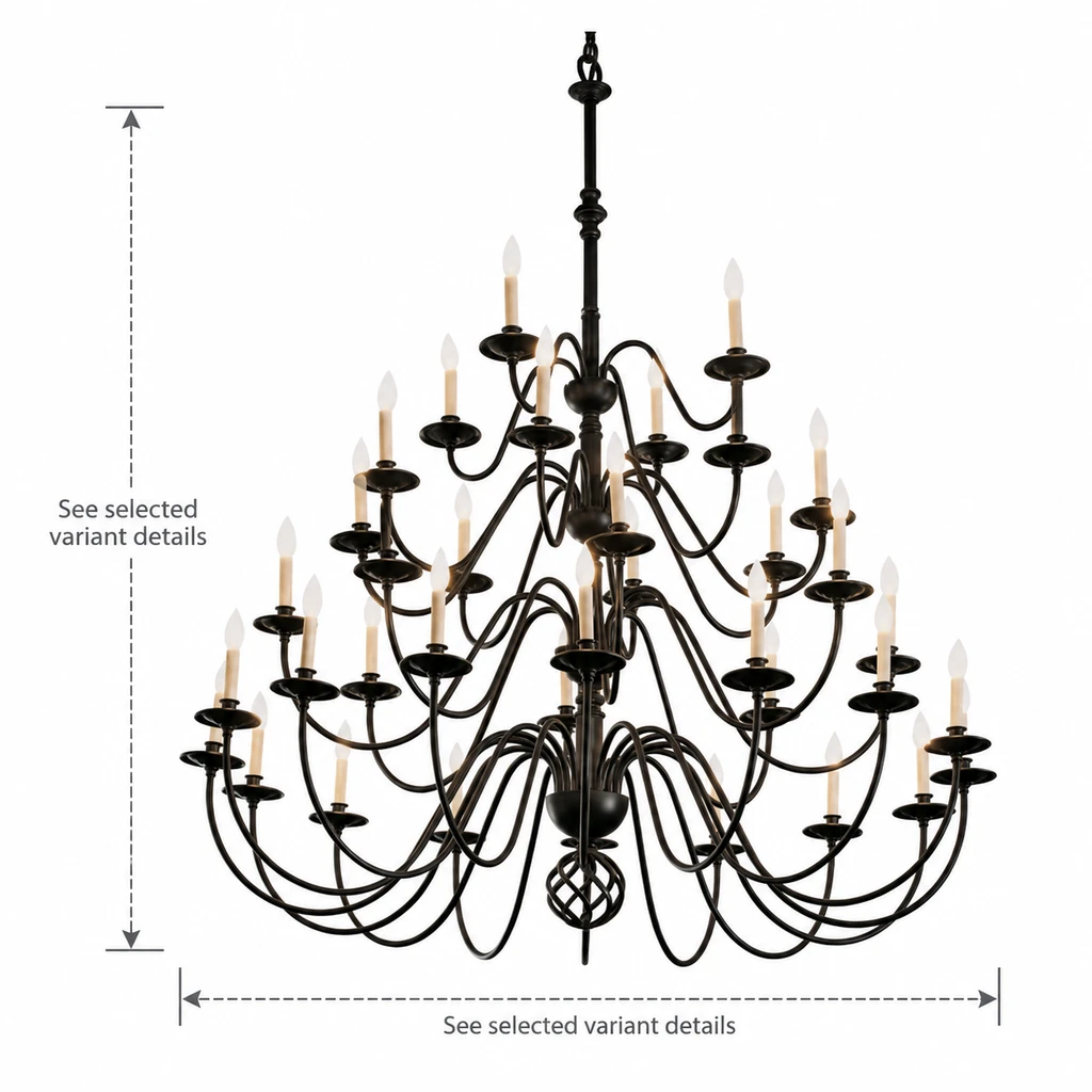 White-background dimension reference graphic