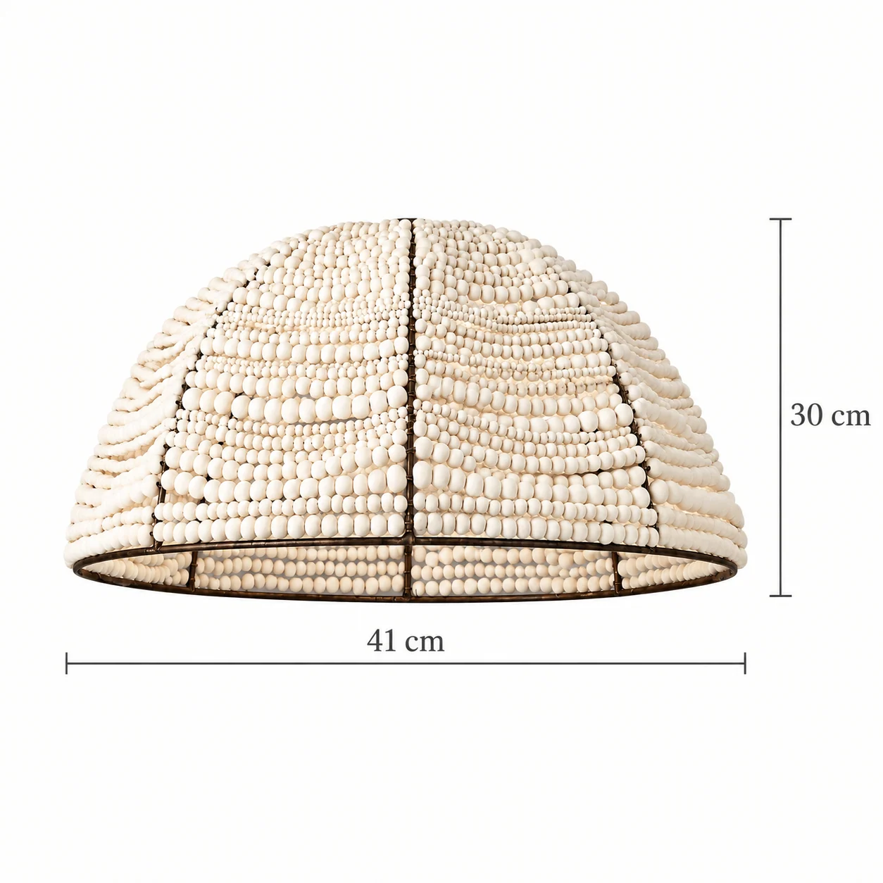 41 cm diameter and 30 cm shade height