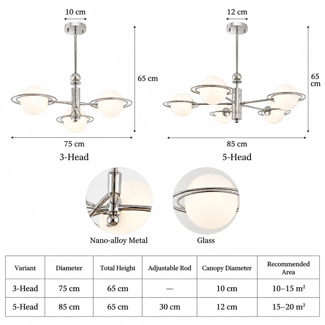 Mira verified pendant light dimensions