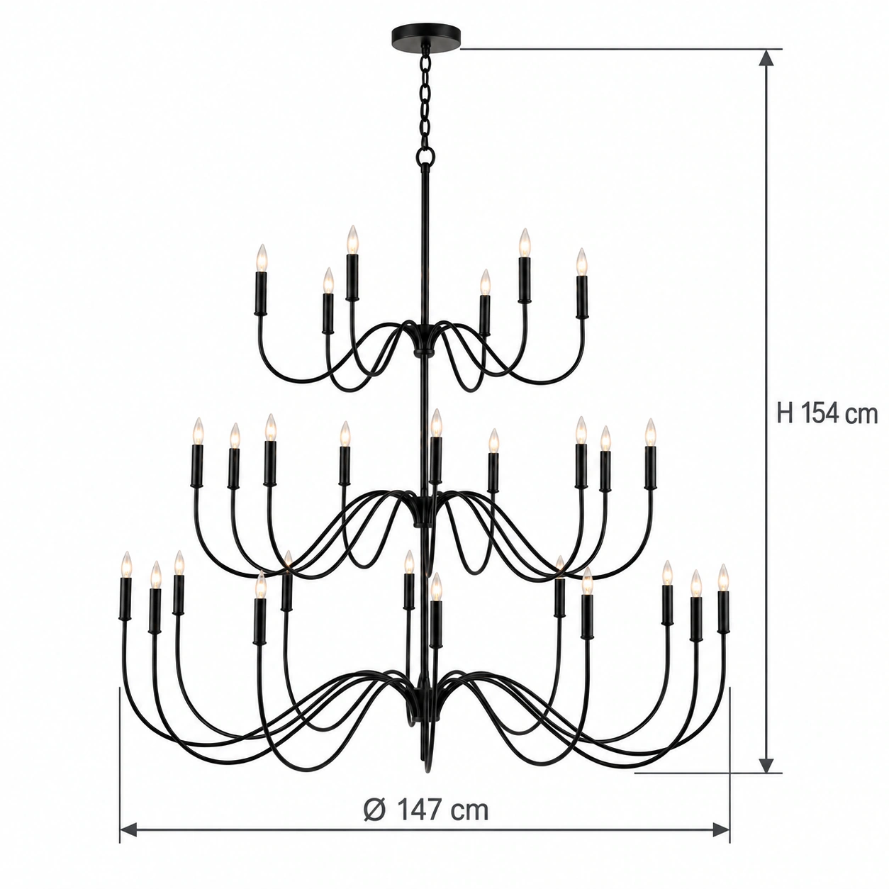 27-Light · Ø 147 cm · H 154 cm