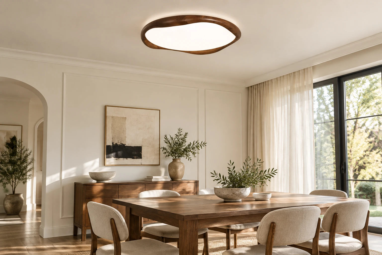 Elara wide dining room banner