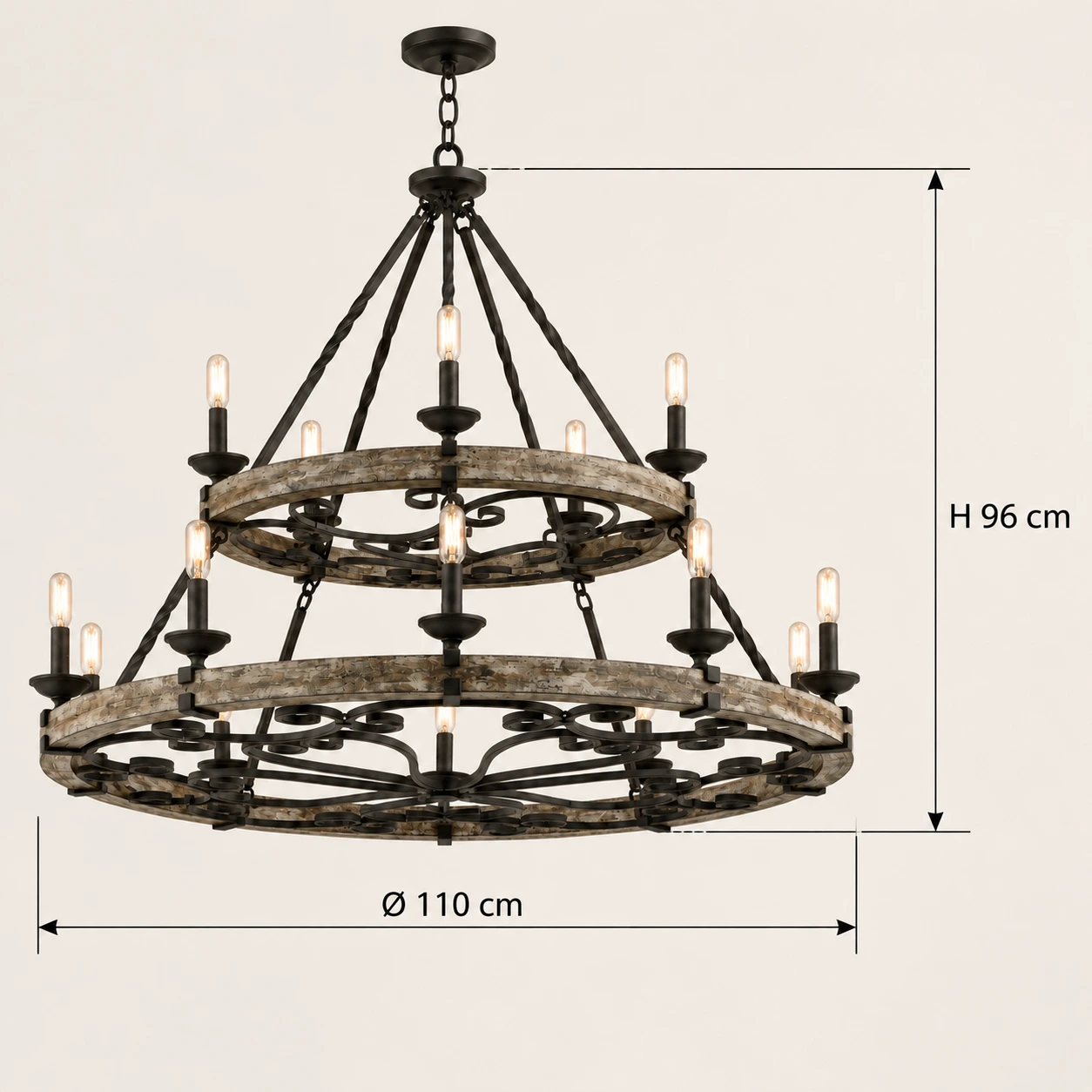 15-Light · Ø110 cm · H96 cm