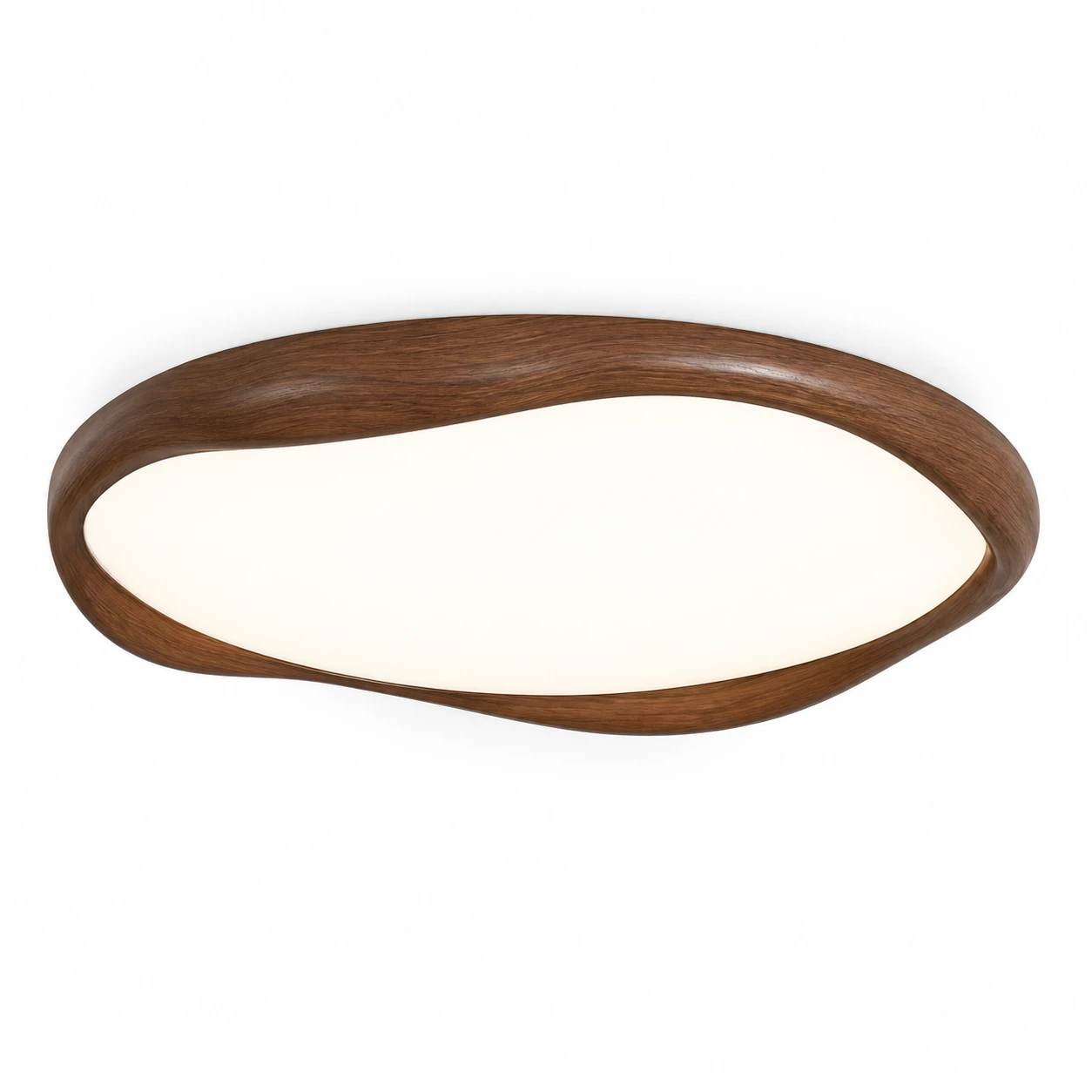 Complete Elara flush mount ceiling light on white
