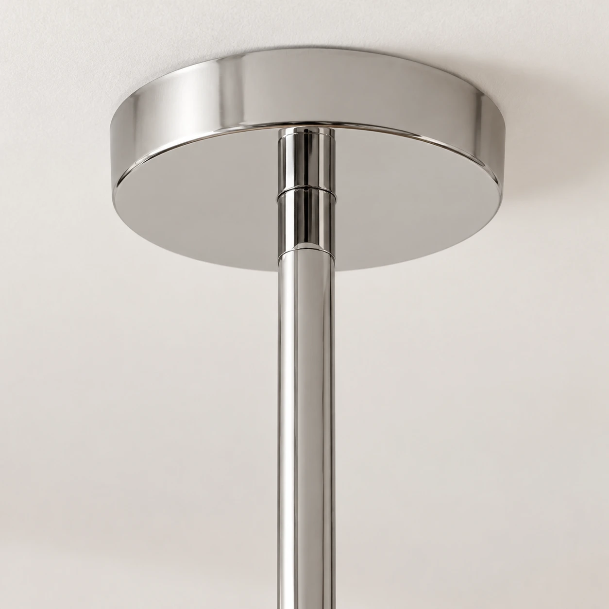 Kai Bauhaus Bean Glass and Metal Pendant Light - generated detail view 3