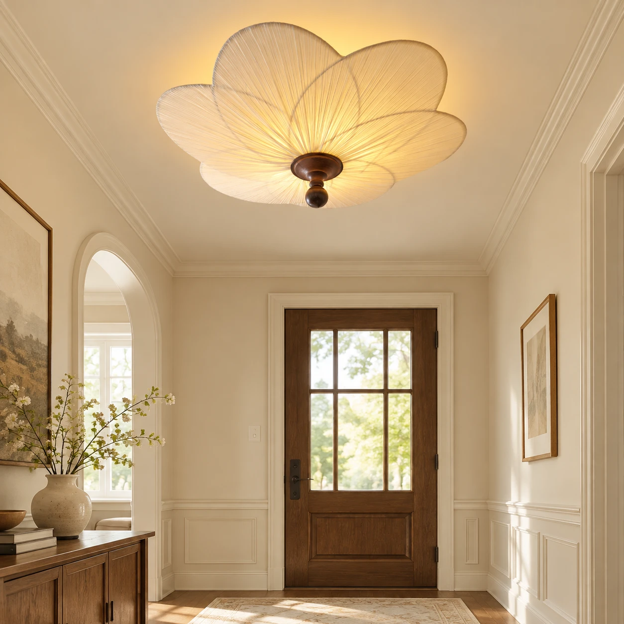 Nora pendant in entry