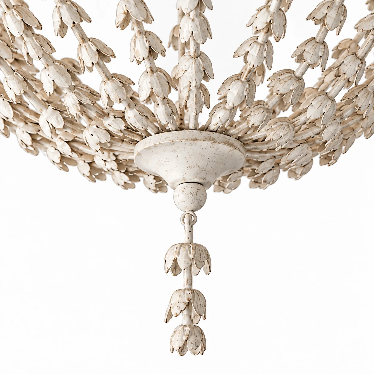 Lower flower-bud basket and hanging finial