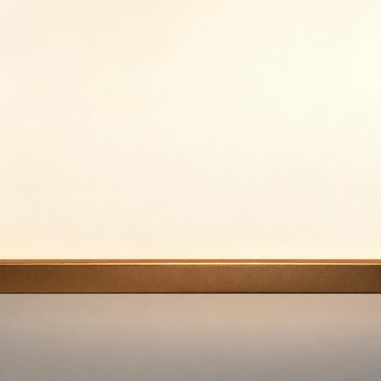 Acrylic diffuser and rounded iron frame detail