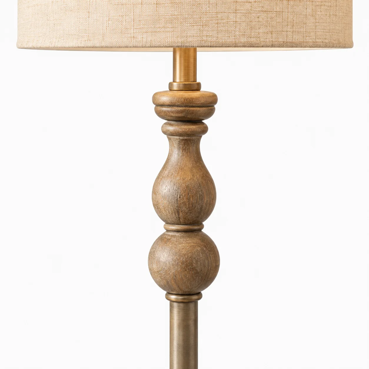 Turned wood detail
