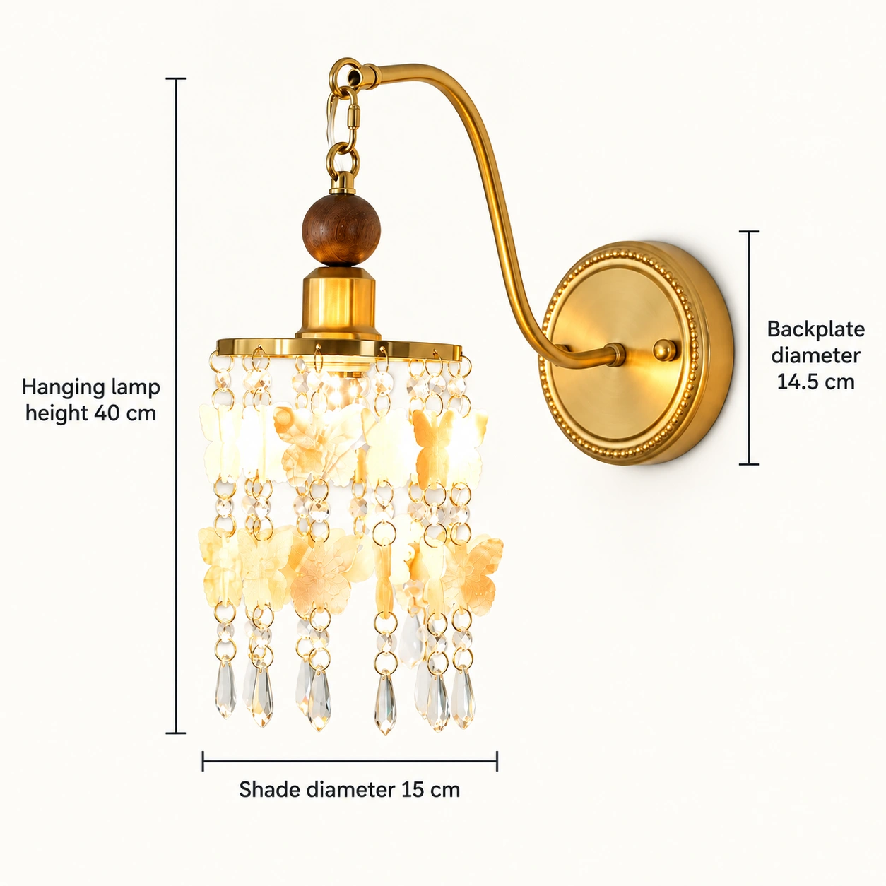 Wall sconce dimensions