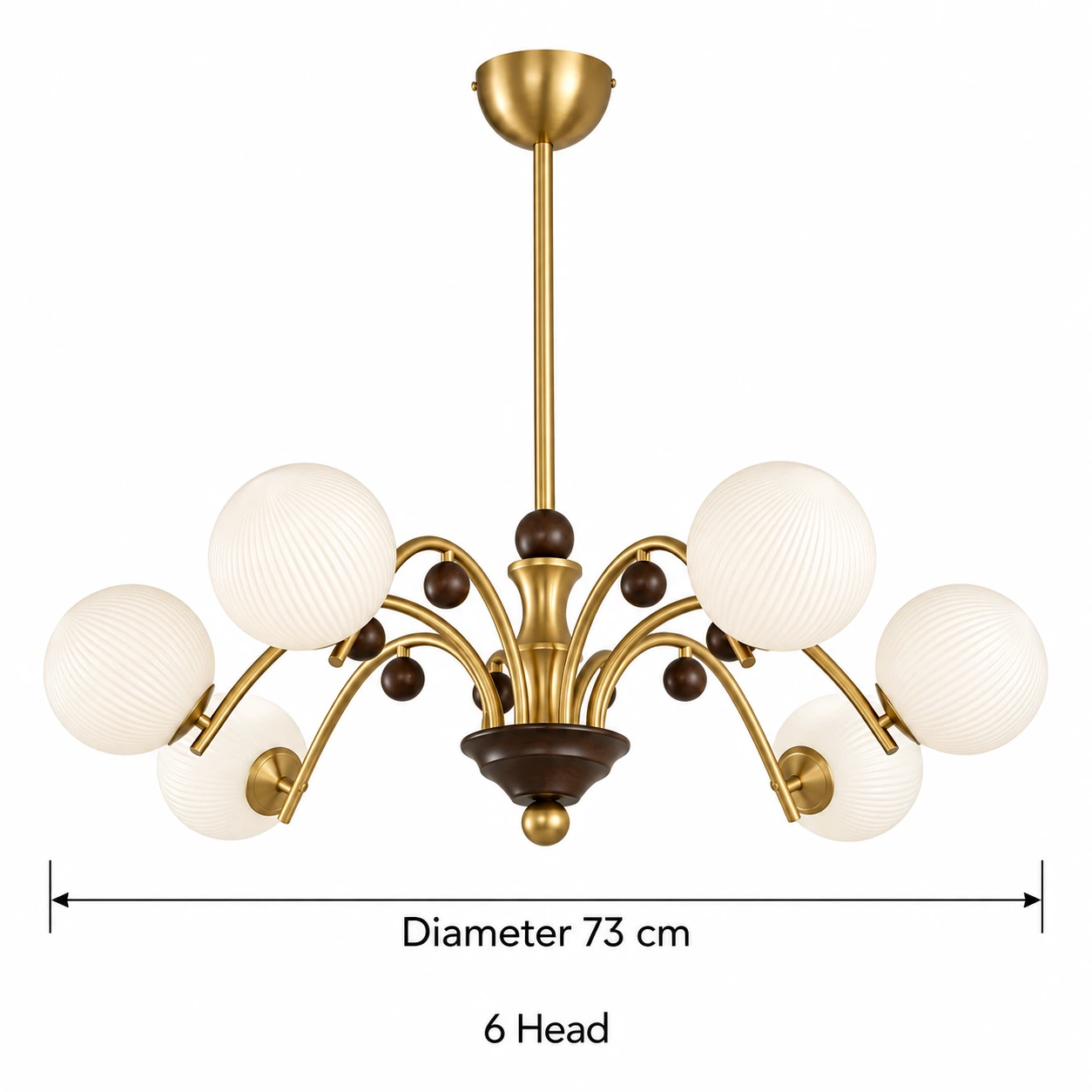 6-head configuration diameter 73 cm
